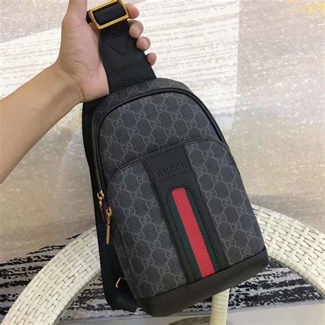 gucci replica mens bags|gucci sling backpack.